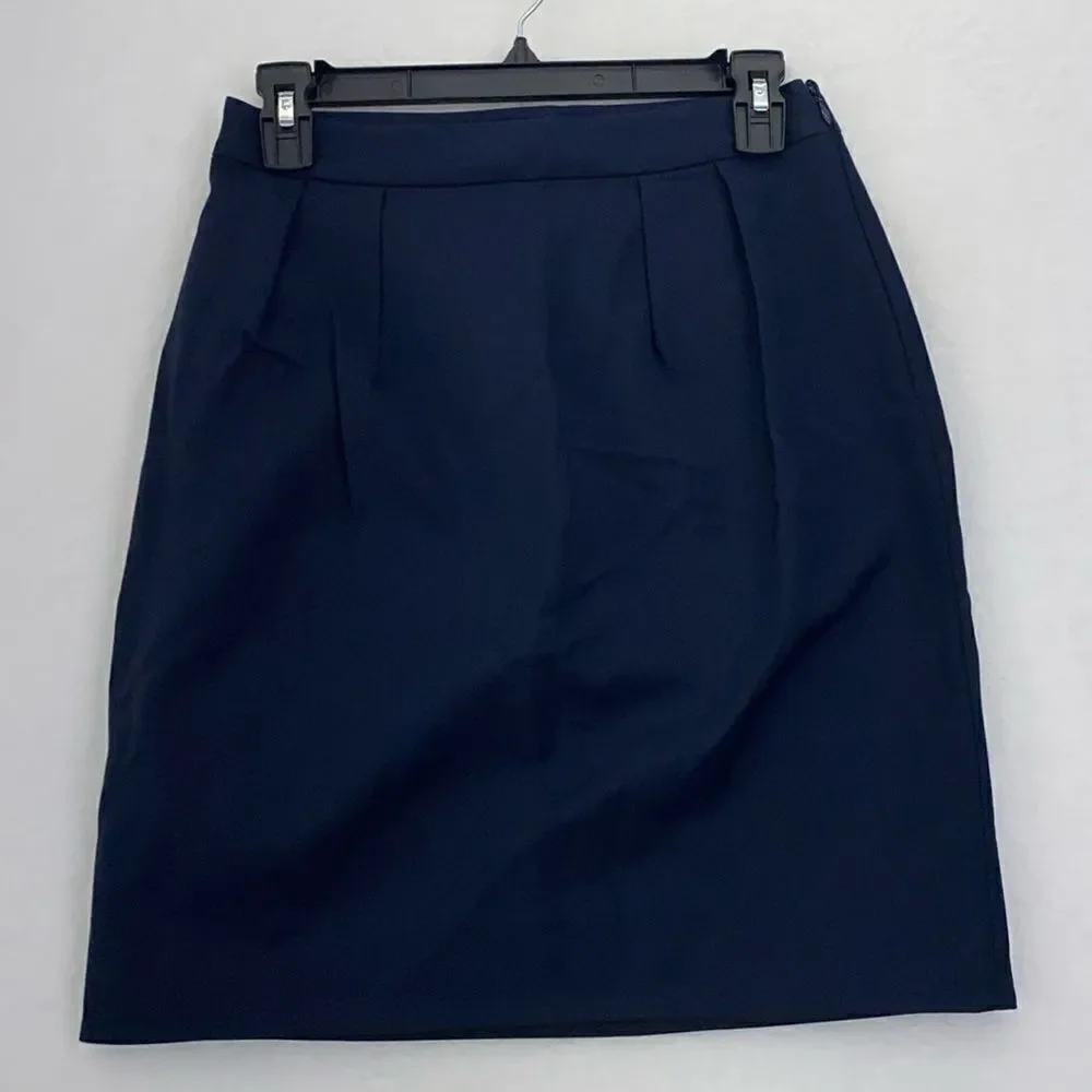 Kate Spade Skirt the Rules Skirt in Navy Blue